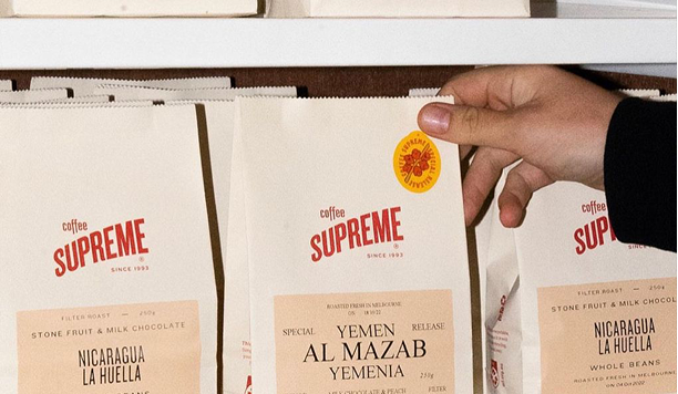 Supreme private label coffee bags