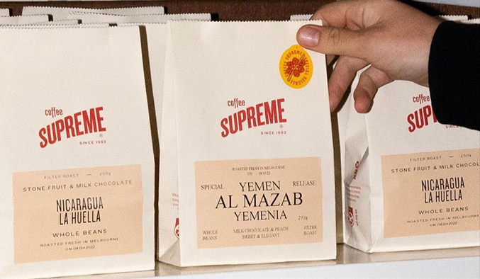 Supreme private label coffee bags